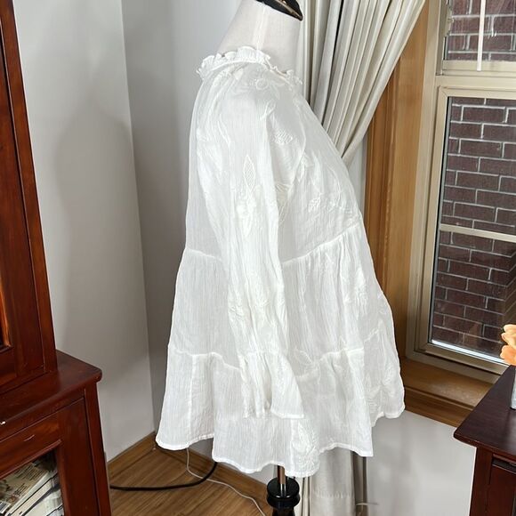 Zara Tiered Peasant Blouse - Picture 4 of 10